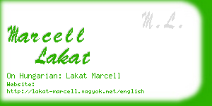 marcell lakat business card